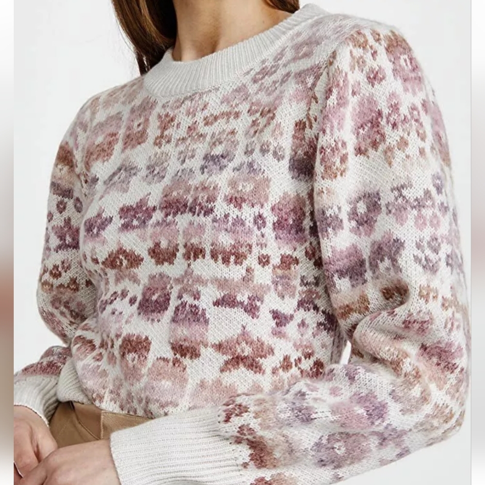 LoveShackFancy Kristen Pullover Sweater in Stardust Fantasy - Picture 2 of 14